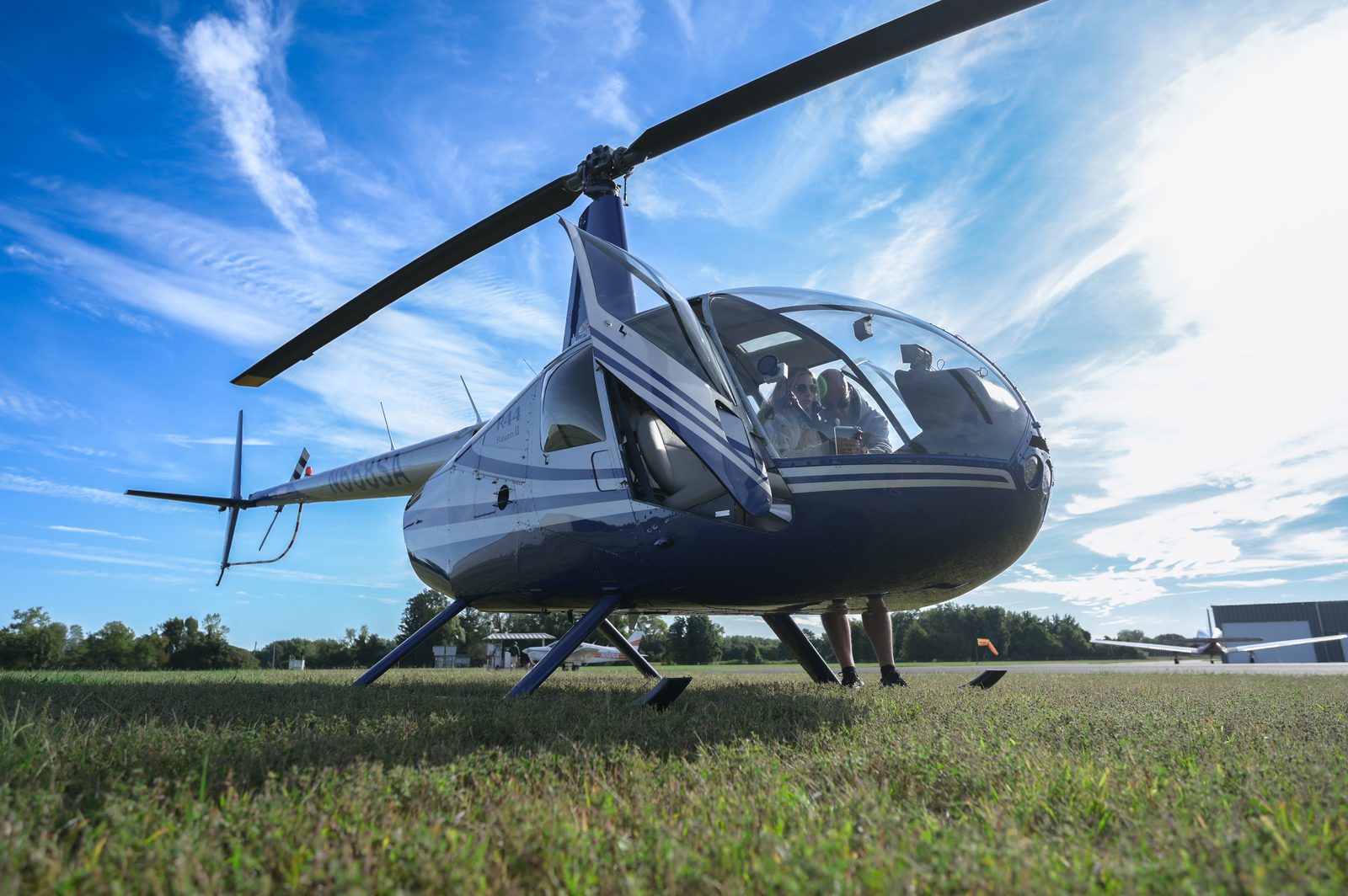The Robinson R-44 — a window seat for everyone